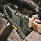 Latest Men's Genuine Leather Non-Slip Waterproof Outdoor Hiking Shoes