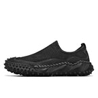 Mens Slip on Canvas Loafers Casual Shoes Sneakers Comfy Walking Slipers Shoes Pain Relief for Men Black Fashion Breathable Loafers