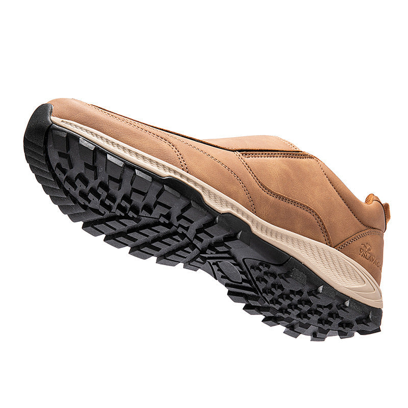 Men's Genuine Leather Breathable And Comfortable Orthopedic Outdoor Sneakers