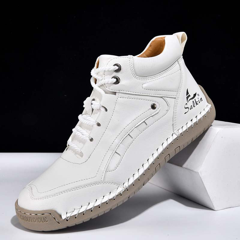 Men‘s Orthopedic Walking Boots-Slip On in Seconds; Built-in Arch Support; Wide Toe; Stable Every Step