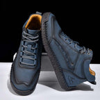 Men‘s Orthopedic Walking Boots-Slip On in Seconds; Built-in Arch Support; Wide Toe; Stable Every Step
