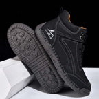 Men‘s Orthopedic Walking Boots-Slip On in Seconds; Built-in Arch Support; Wide Toe; Stable Every Step