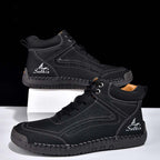 Men‘s Orthopedic Walking Boots-Slip On in Seconds; Built-in Arch Support; Wide Toe; Stable Every Step