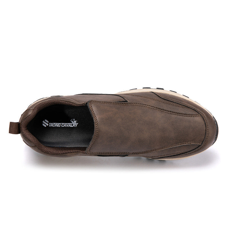 Men's Genuine Leather Breathable And Comfortable Orthopedic Outdoor Sneakers