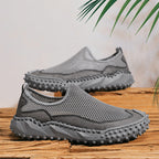 Mens Slip on Canvas Loafers Casual Shoes Sneakers Comfy Walking Slipers Shoes Pain Relief for Men Black Fashion Breathable Loafers