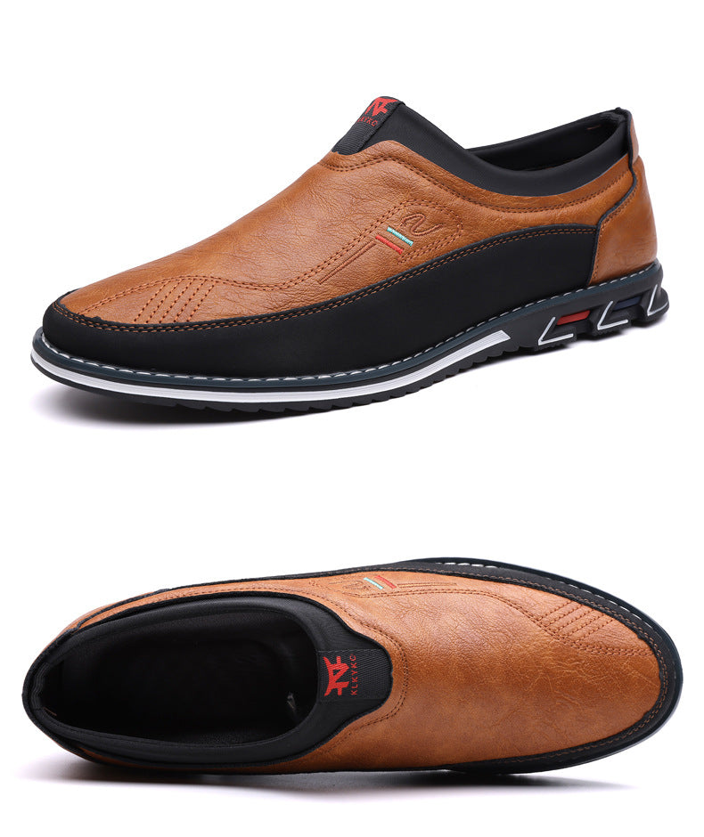 Men's Slip-on Oxford Business Casual Shoes Office Loafers Dress Comfort Driving Shoes