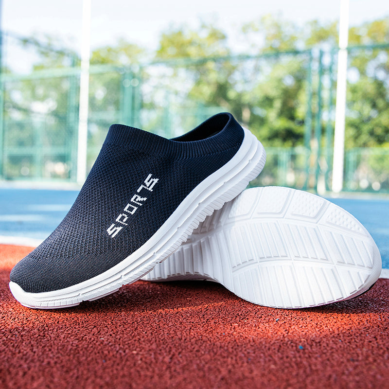 (⏰Limited Time Sale 70% OFF 🔥) Men's Orthopedic Slip-On Loafers Walking Shoes: Casual Canvas Plantar Fasciitis Loafers with Arch Support, Comfortable Orthotic Shoes for Foot and Heel Pain Relief