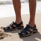 (⏰Limited Time Sale 70% OFF 🔥) Men’s Closed-Toe Outdoor Sandals – Breathable, Non-Slip, Work-Ready Shoes with Arch Support for Hiking, Water, and Daily Wear