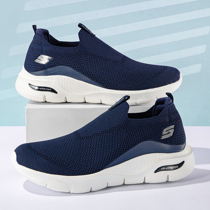 （🔥Big-Brand Comfort – 70% OFF Sale🔥）Men’s Wide Orthopedic Comfort Work Shoes – Lightweight Arch Support for Walking & Casual Wear