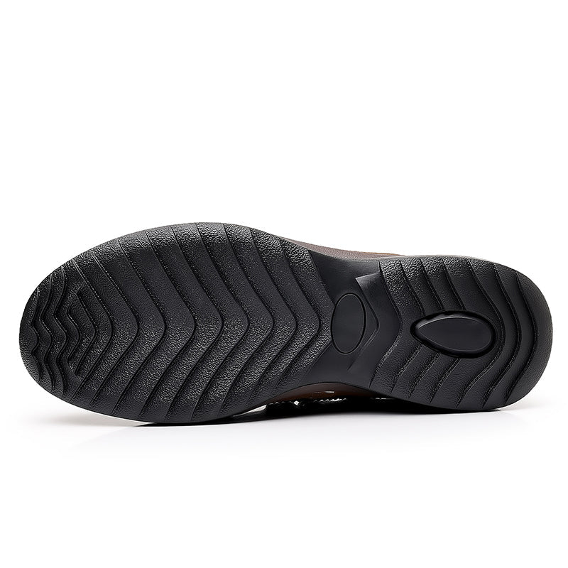 (⏰ Limited Time Sale 70% OFF 🔥) Men’s Premium Leather Lace-Up Shoes – Business to Travel Comfort | Shock-Absorbing, Wide Fit, All-Day Support