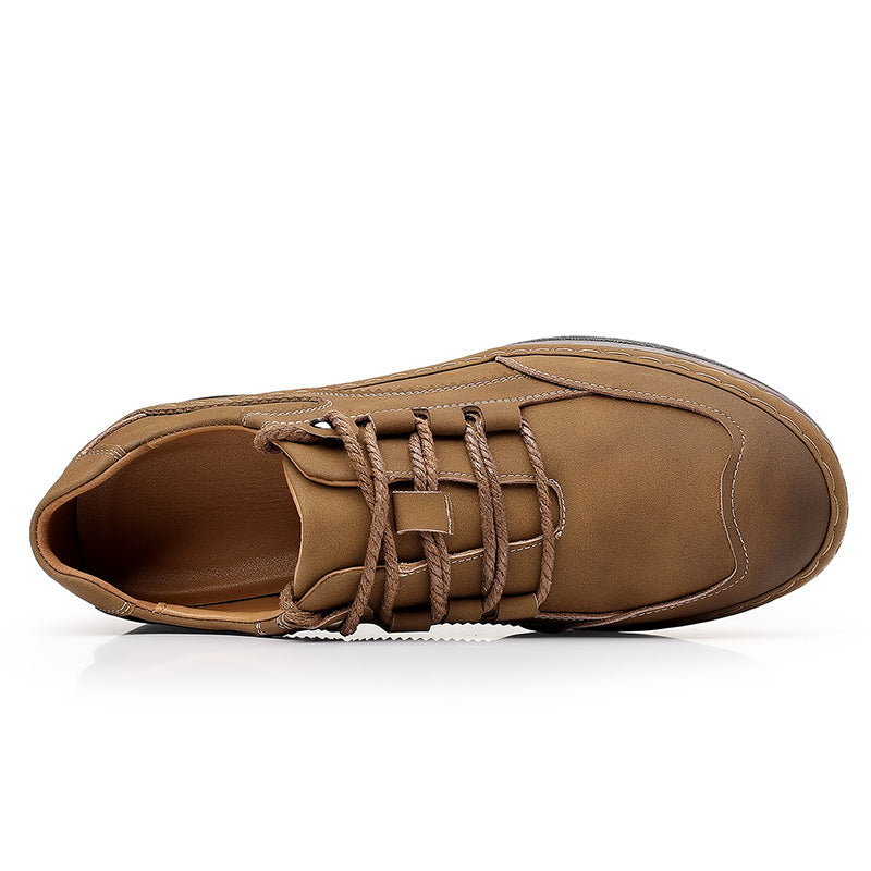 (⏰ Limited Time Sale 70% OFF 🔥) Men’s Premium Leather Lace-Up Shoes – Business to Travel Comfort | Shock-Absorbing, Wide Fit, All-Day Support