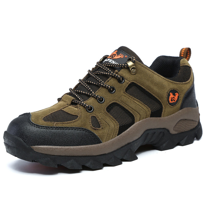 Men’s Outdoor Hiking Shoes – Slip-Resistant & Durable Trekking Sneakers for Mountain Trails & Work Use