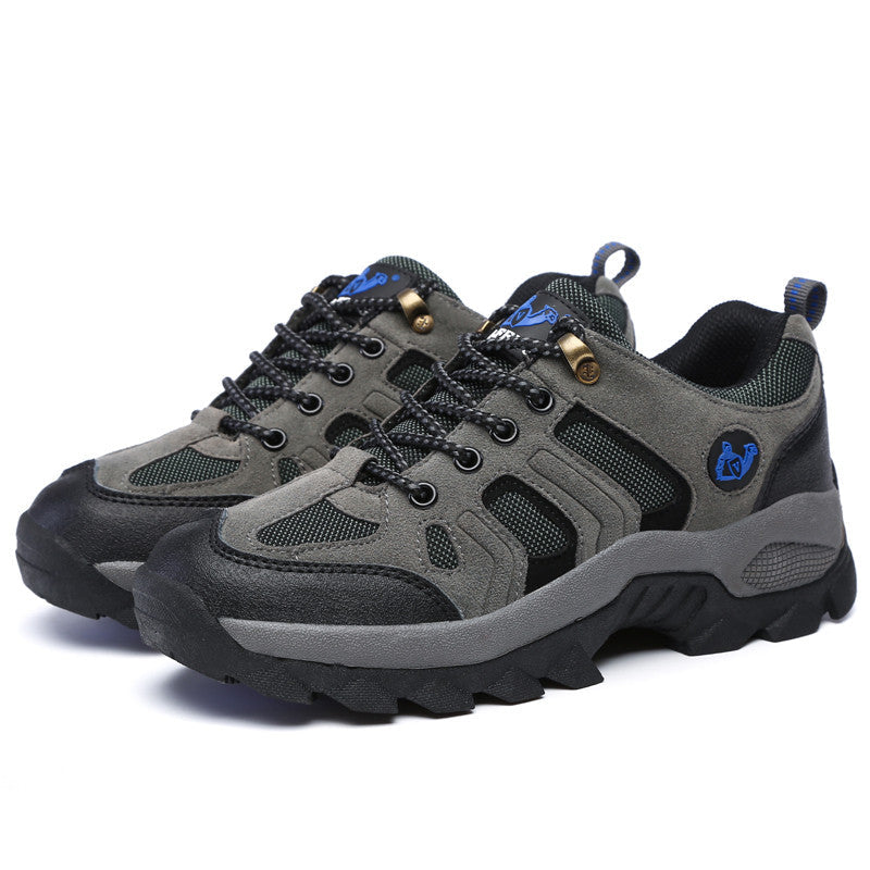 Men’s Outdoor Hiking Shoes – Slip-Resistant & Durable Trekking Sneakers for Mountain Trails & Work Use