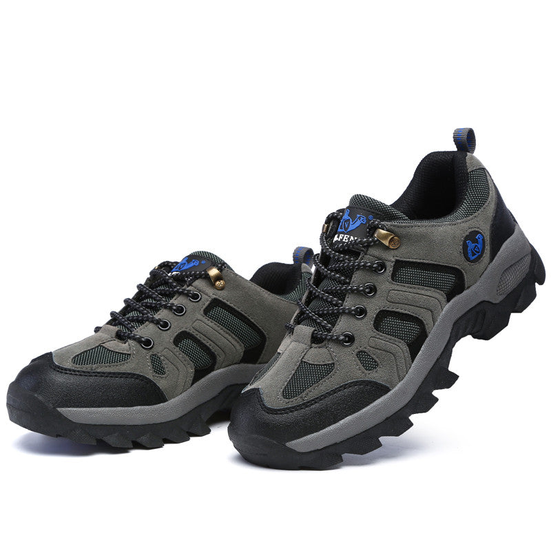 Men’s Outdoor Hiking Shoes – Slip-Resistant & Durable Trekking Sneakers for Mountain Trails & Work Use