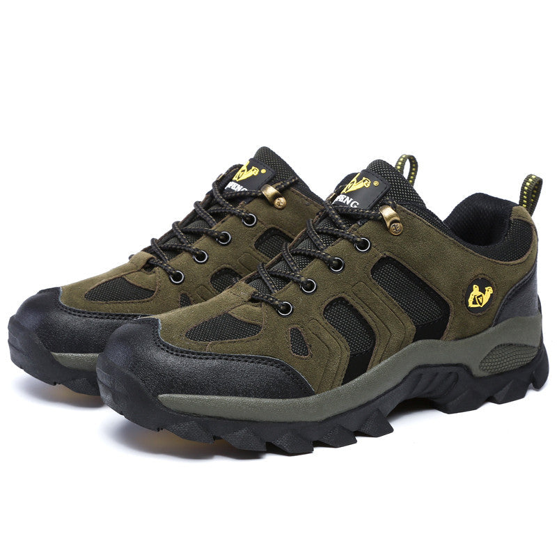 Men’s Outdoor Hiking Shoes – Slip-Resistant & Durable Trekking Sneakers for Mountain Trails & Work Use