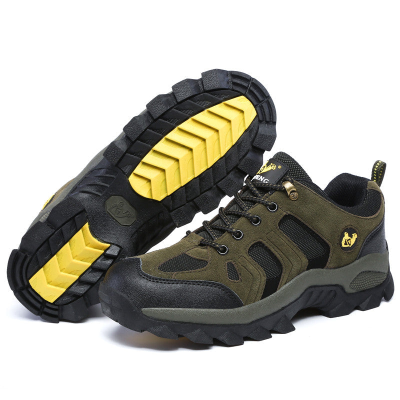 Men’s Outdoor Hiking Shoes – Slip-Resistant & Durable Trekking Sneakers for Mountain Trails & Work Use