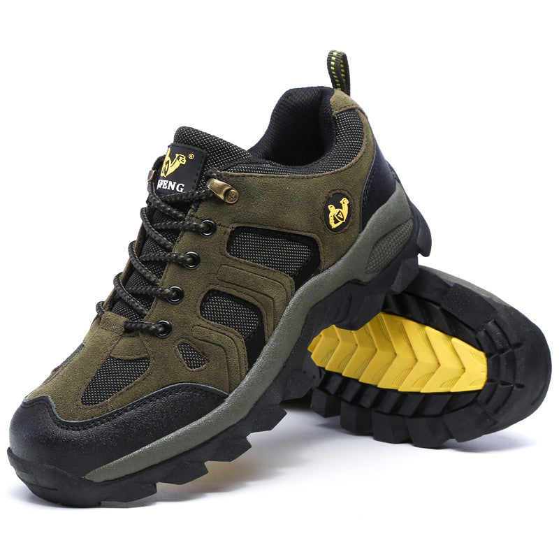 Men’s Outdoor Hiking Shoes – Slip-Resistant & Durable Trekking Sneakers for Mountain Trails & Work Use
