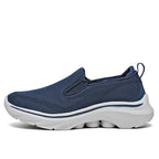 Men‘s’ Slip-On Running Walking Shoes - Zero Laces Comfort, Non-Slip Traction & Cushioned Support