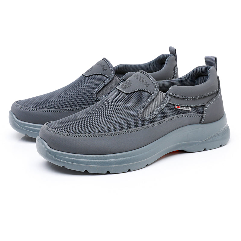 Men's Slip-On Breathable Running Shoes with Arch Support Walking Sneakers