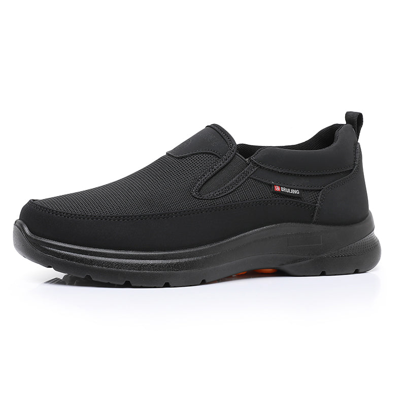 Men's Slip-On Breathable Running Shoes with Arch Support Walking Sneakers