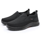 Men's Slip-On Breathable Running Shoes with Arch Support Walking Sneakers