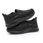Men's Slip-On Breathable Running Shoes with Arch Support Walking Sneakers