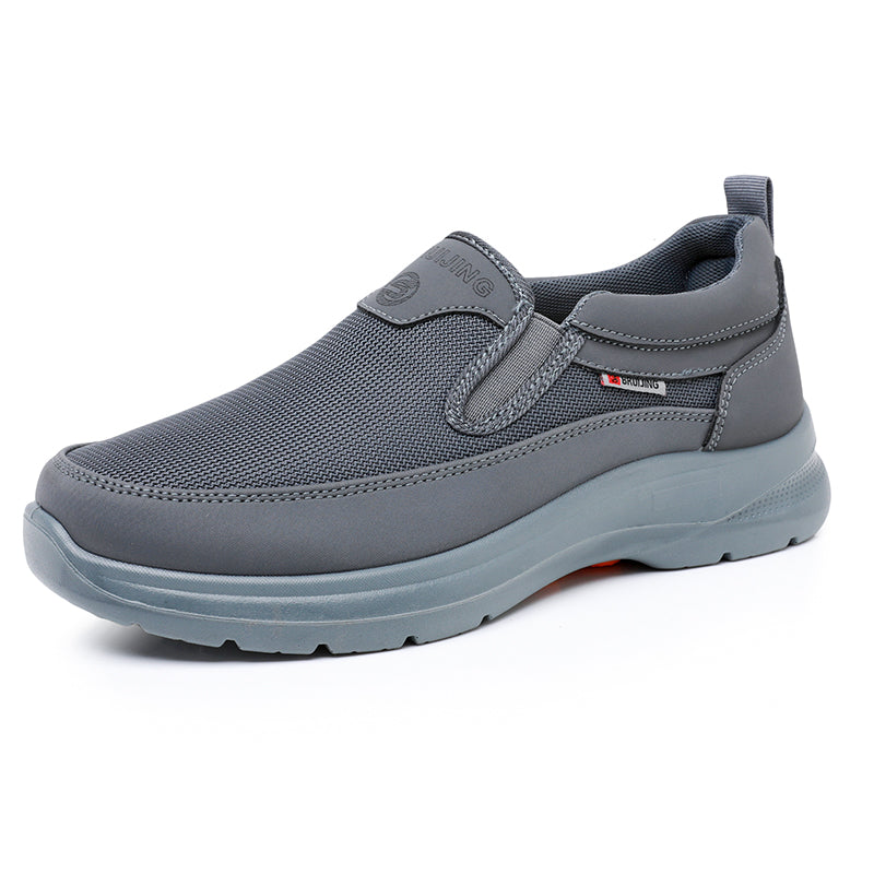 Men's Slip-On Breathable Running Shoes with Arch Support Walking Sneakers