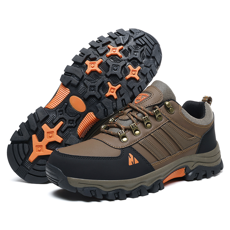 (💥Hot-Selling : 70% OFF Sale!🔥) Men’s Leather Hiking & Outdoor Shoes – Orthopedic Comfort, Non-Slip, Lightweight, Breathable, Durable 3 Years