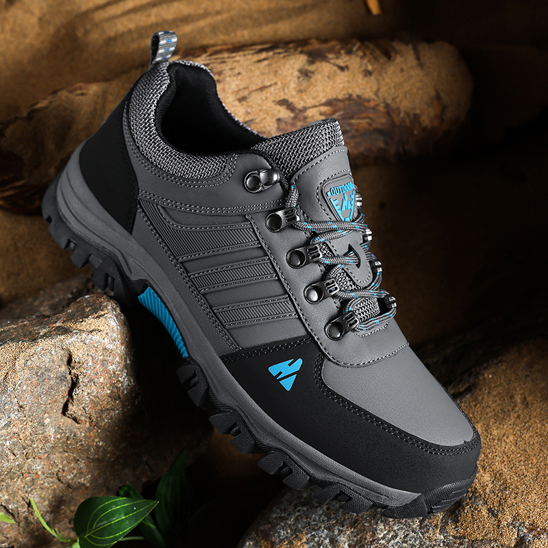 (💥Hot-Selling : 70% OFF Sale!🔥) Men’s Leather Hiking & Outdoor Shoes – Orthopedic Comfort, Non-Slip, Lightweight, Breathable, Durable 3 Years