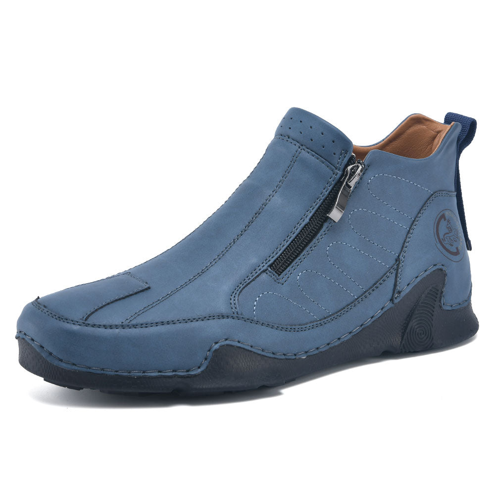 🔥Last Day Promotion 70% OFF 🎁 -Men's Waterproof Orthopedic Walking Shoes, Improve Posture, Pain Free, Easy On Off, For Riding Driving and Daily Commutes