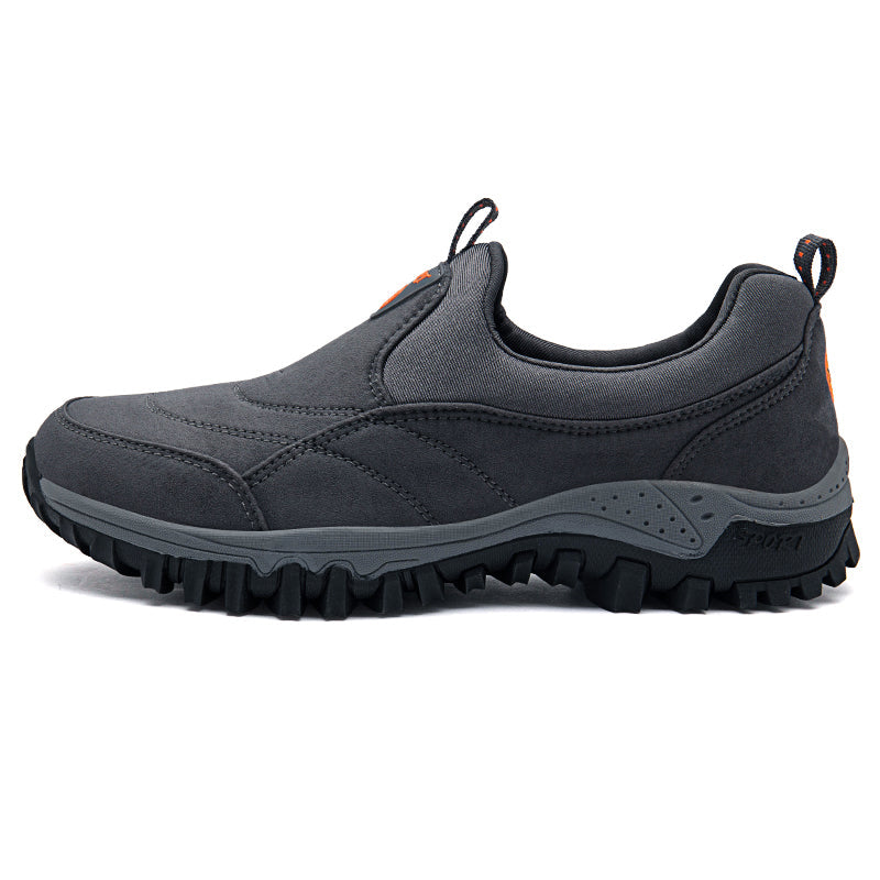 (⏰Last Day 70% OFF🔥) Veteran-Recommended Men's Slip-On Work Shoes – Cushioned Comfort, Arch Support, Non-Slip, Lightweight, All-Day Stability