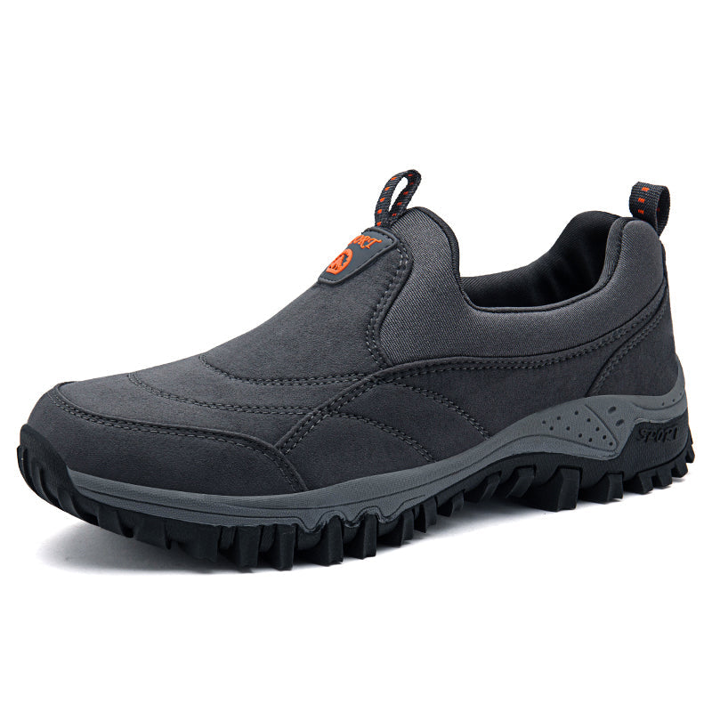 (⏰Last Day 70% OFF🔥) Veteran-Recommended Men's Slip-On Work Shoes – Cushioned Comfort, Arch Support, Non-Slip, Lightweight, All-Day Stability