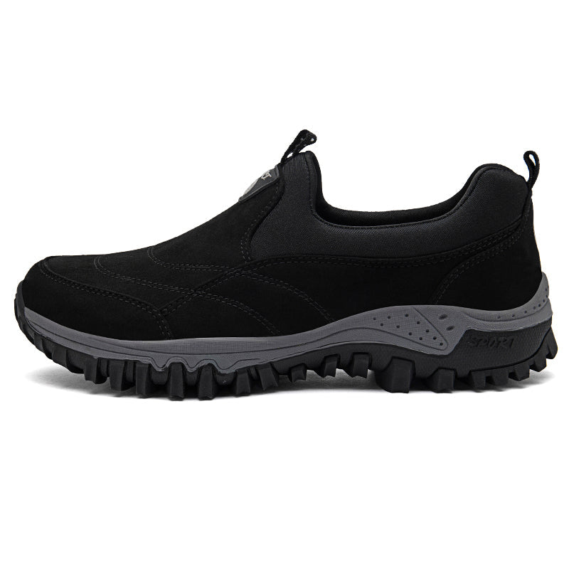 (⏰Last Day 70% OFF🔥) Veteran-Recommended Men's Slip-On Work Shoes – Cushioned Comfort, Arch Support, Non-Slip, Lightweight, All-Day Stability