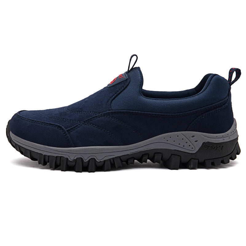 (⏰Last Day 70% OFF🔥) Veteran-Recommended Men's Slip-On Work Shoes – Cushioned Comfort, Arch Support, Non-Slip, Lightweight, All-Day Stability
