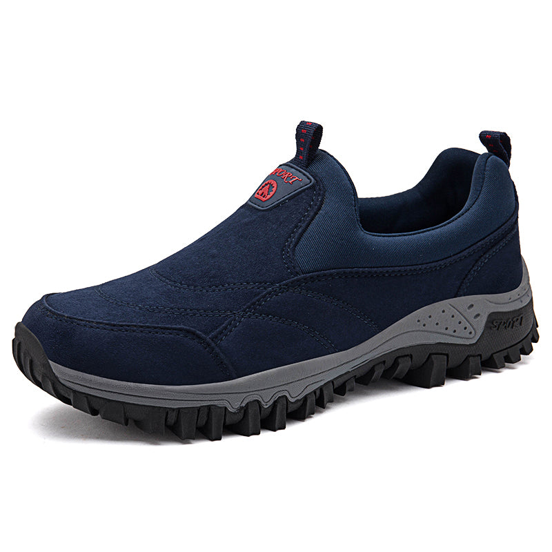 (⏰Last Day 70% OFF🔥) Veteran-Recommended Men's Slip-On Work Shoes – Cushioned Comfort, Arch Support, Non-Slip, Lightweight, All-Day Stability