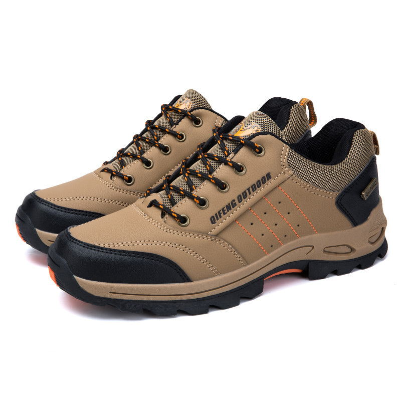 (💥Hot-Selling : 70% OFF Sale!🔥)Men’s Leather Hiking & Outdoor Shoes – Orthopedic Comfort, Non-Slip, Lightweight, Breathable, Durable 3 Years