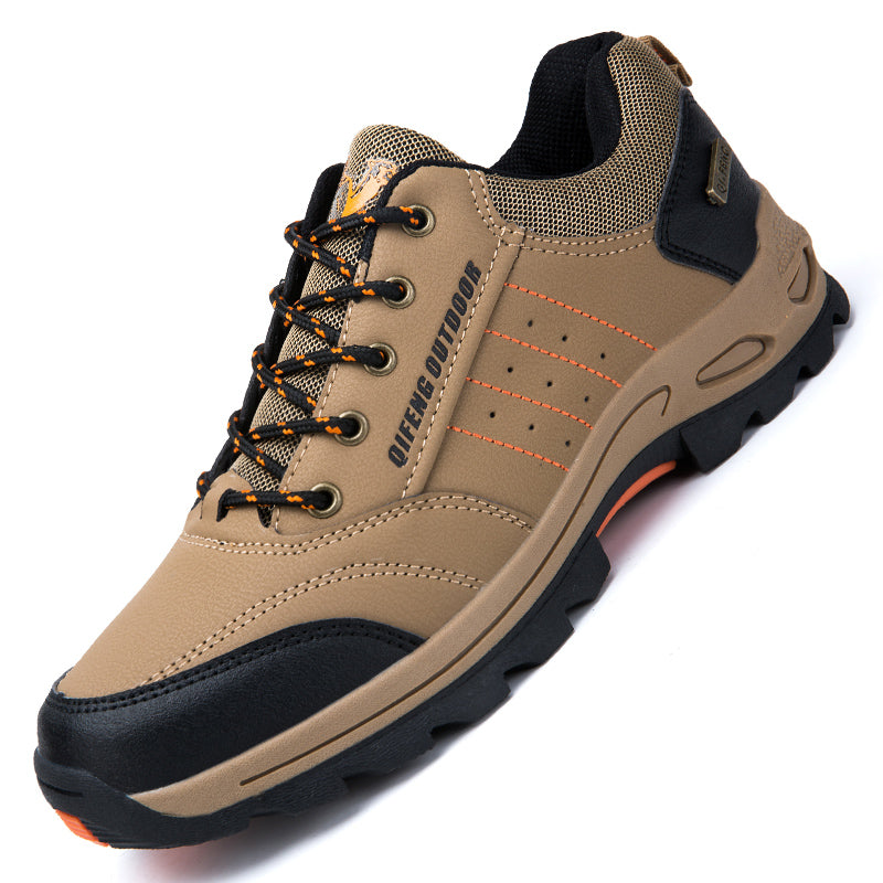 (💥Hot-Selling : 70% OFF Sale!🔥)Men’s Leather Hiking & Outdoor Shoes – Orthopedic Comfort, Non-Slip, Lightweight, Breathable, Durable 3 Years