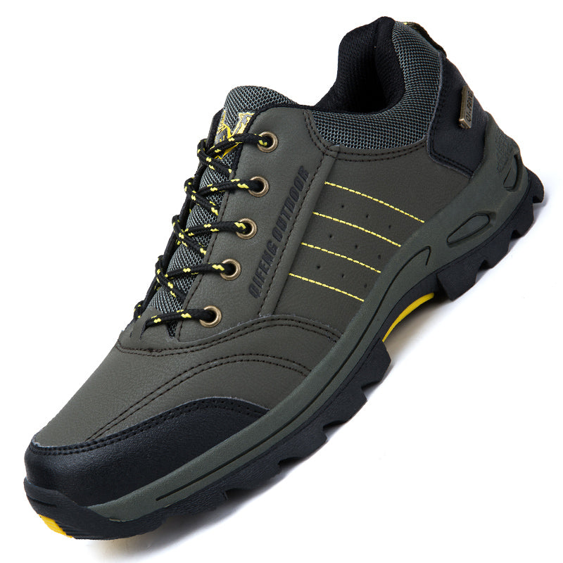 (💥Hot-Selling : 70% OFF Sale!🔥)Men’s Leather Hiking & Outdoor Shoes – Orthopedic Comfort, Non-Slip, Lightweight, Breathable, Durable 3 Years