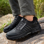 (💥Hot-Selling : 70% OFF Sale!🔥)Men’s Leather Hiking & Outdoor Shoes – Orthopedic Comfort, Non-Slip, Lightweight, Breathable, Durable 3 Years