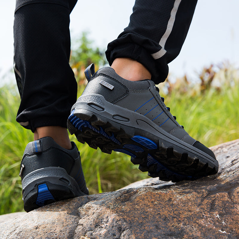 (💥Hot-Selling : 70% OFF Sale!🔥)Men’s Leather Hiking & Outdoor Shoes – Orthopedic Comfort, Non-Slip, Lightweight, Breathable, Durable 3 Years