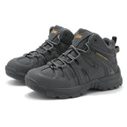 (🔥Last Day Promotion 70% OFF 🎁) Men’s Leather Hiking and Work Boots, Waterproof Lightweight Orthopedic Comfort, Slip Resistant Anti Puncture, Shock Absorbing Arch and Ankle Support, for Wet Trails Construction and Long Walks