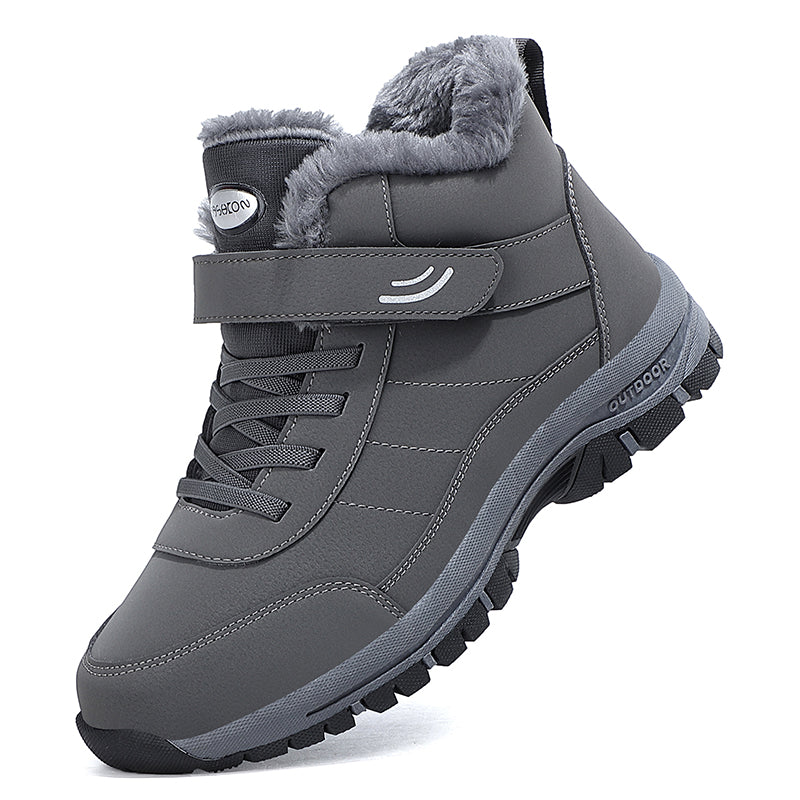 Men’s Waterproof Winter Boots | Warm Lining, Non-Slip Sole, Wide Fit