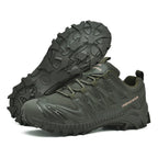 Men’s Lightweight Hiking/Work Shoes — Multi-Terrain Slip-Resistant, Breathable Quick-Dry Mesh, Shock-Absorbing Arch Support, Wide Protective Toe & Ankle Support