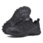 Men’s Lightweight Hiking/Work Shoes — Multi-Terrain Slip-Resistant, Breathable Quick-Dry Mesh, Shock-Absorbing Arch Support, Wide Protective Toe & Ankle Support