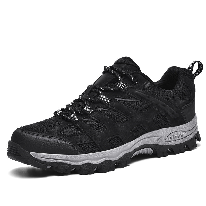 Men's Outdoor Hiking Work Boots - Slip-Resistant & Abrasion-Proof for Mountain/Construction