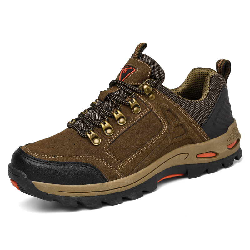 Men’s Waterproof Non-Slip Hiking & Work Shoes — Wide Fit, Arch Support