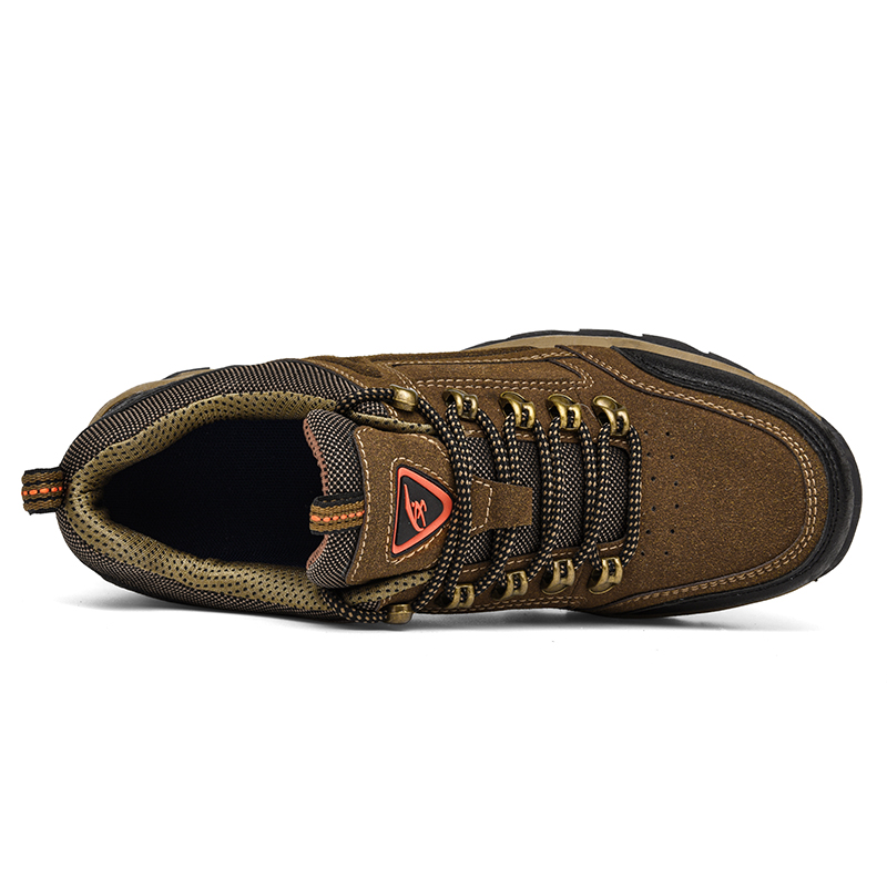 Men’s Waterproof Non-Slip Hiking & Work Shoes — Wide Fit, Arch Support