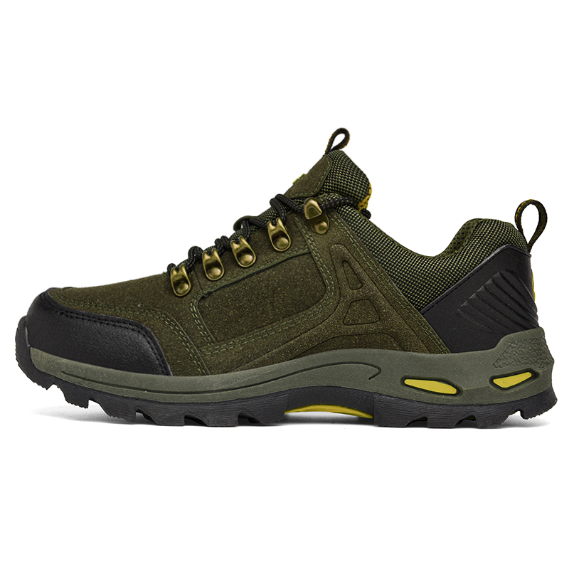 Men’s Waterproof Non-Slip Hiking & Work Shoes — Wide Fit, Arch Support