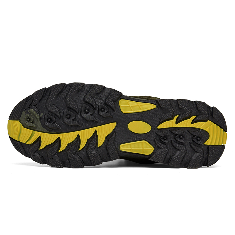 Men’s Waterproof Non-Slip Hiking & Work Shoes — Wide Fit, Arch Support