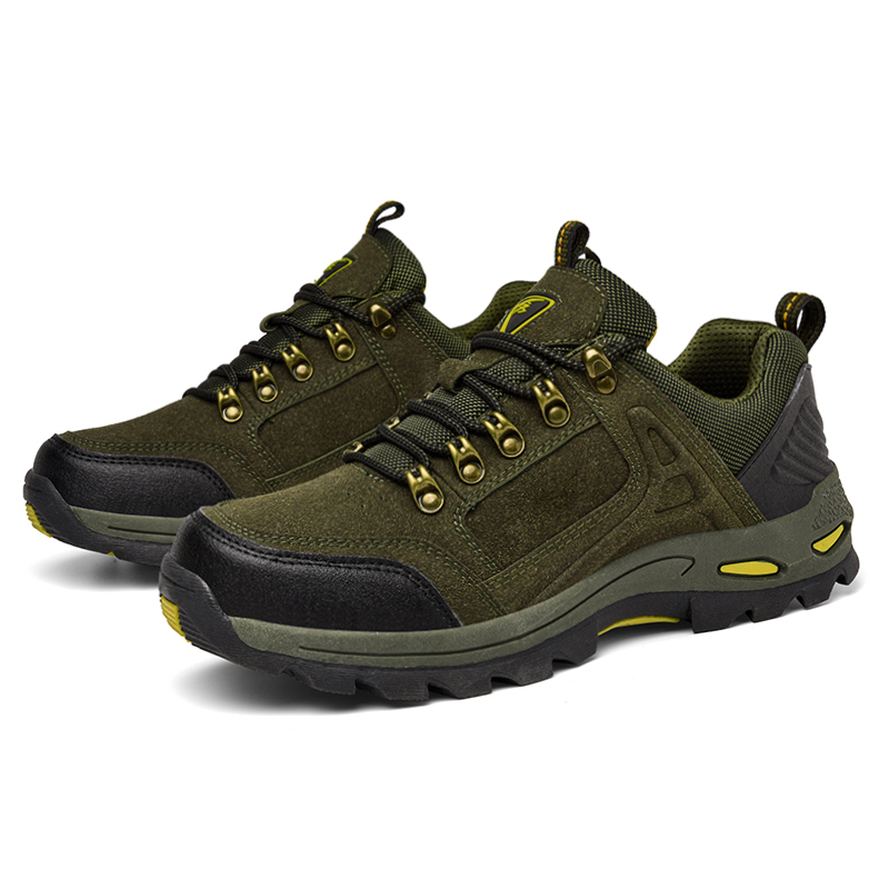 Men’s Waterproof Non-Slip Hiking & Work Shoes — Wide Fit, Arch Support